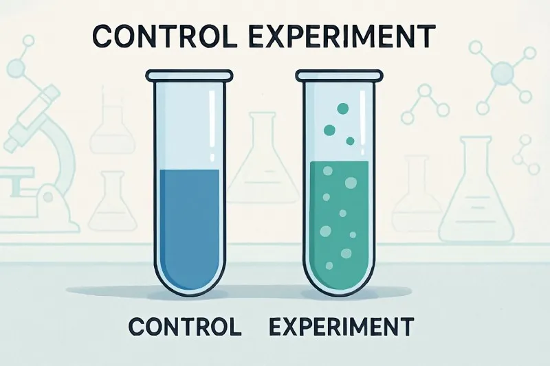Control experiment: Standard for comparison