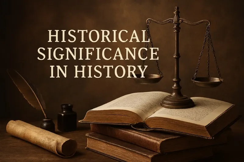 Historical significance: The importance of an event, person, or trend in history