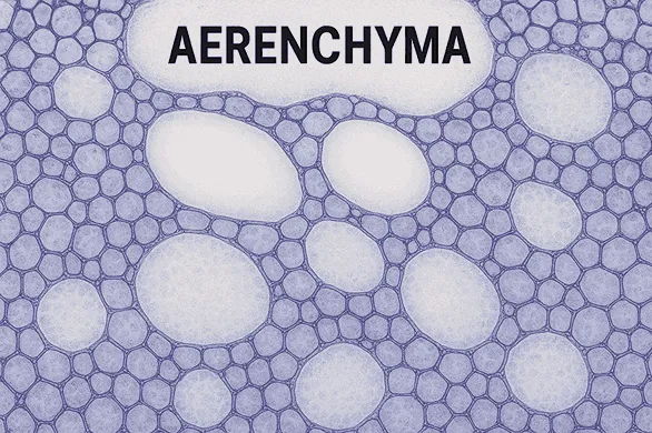 aerenchyma: plant tissue containing air spaces 