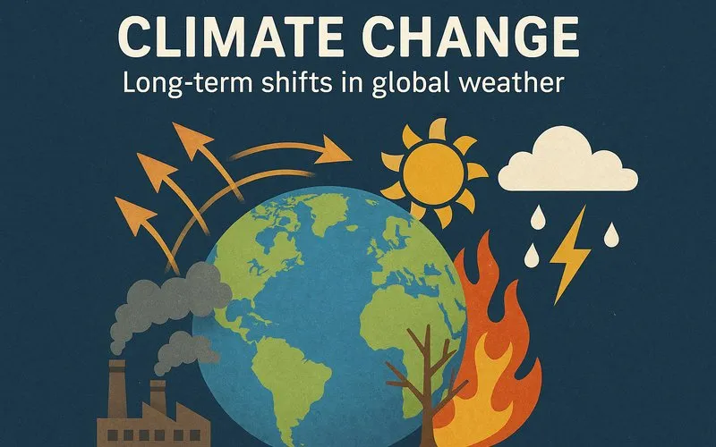 Climate change: Long-term shifts in global weather