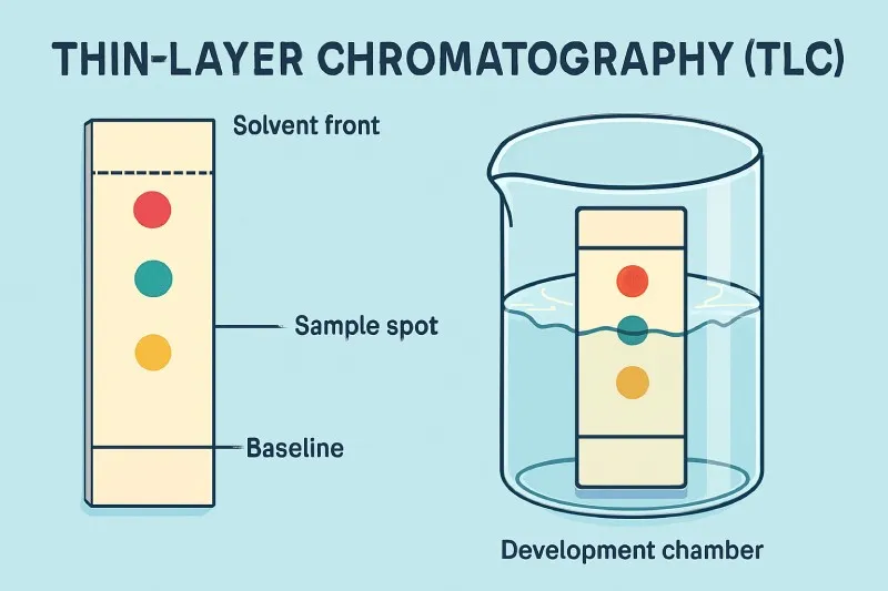 Thin-Layer Chromatography (TLC) is a simple, fast analytical technique for separating and identifying chemical mixture