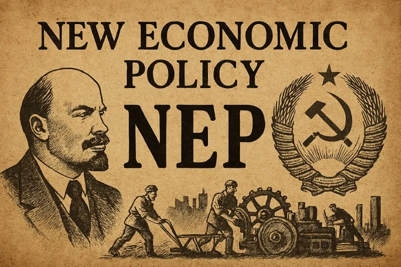 New Economic Policy (NEP): Lenin’s economic policy introduced in 1921