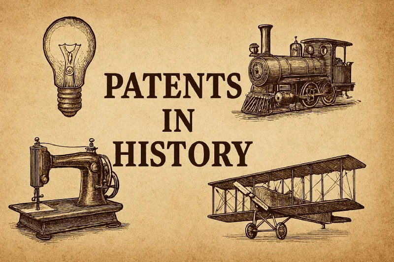 Patents: Exclusive rights granted to an inventor to manufacture, use, or sell an invention for a certain period