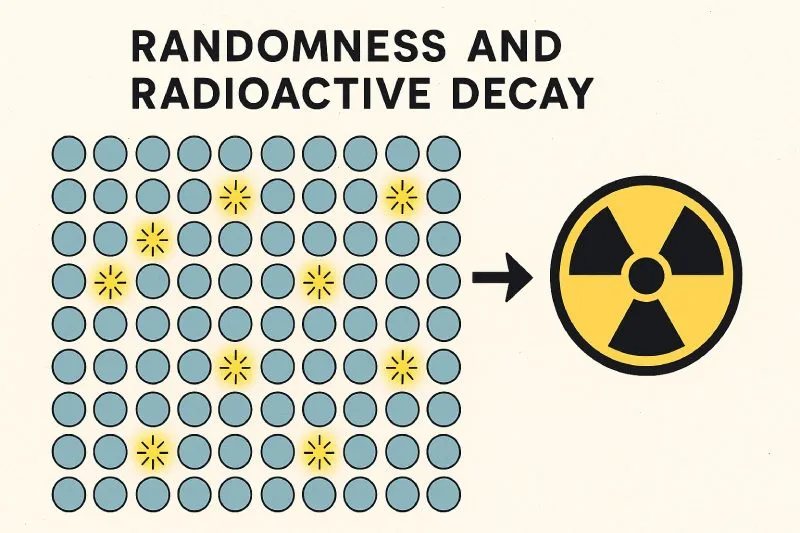 Randomness and radioactive decay