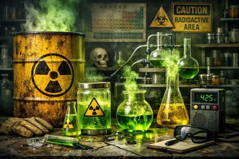 Radioactive waste: Requires special disposal