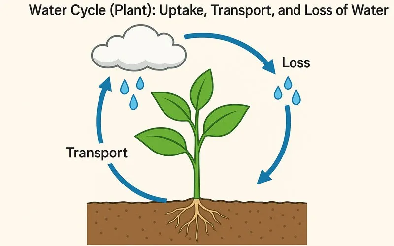 Water cycle (plant): Uptake, transport, and loss of water