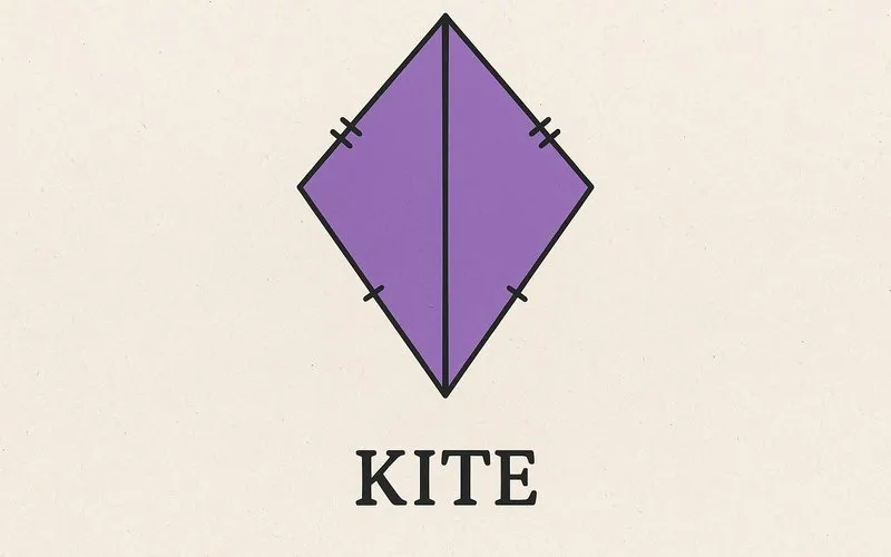 Kite: A quadrilateral