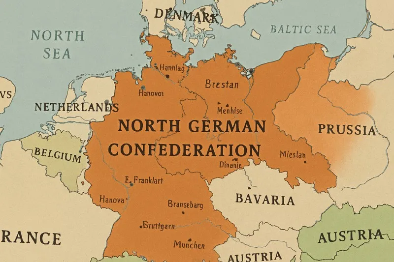North German Confederation: A federation of German states north of the Main River