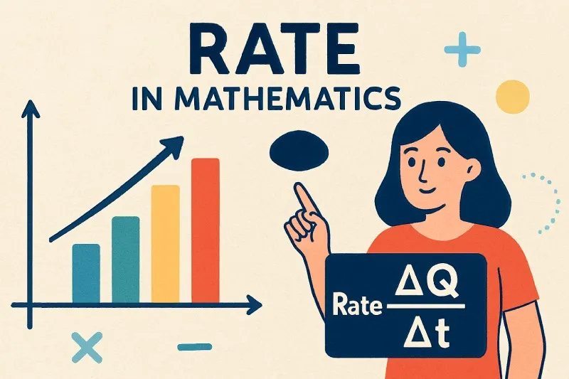 Rate: A comparison of two different quantities