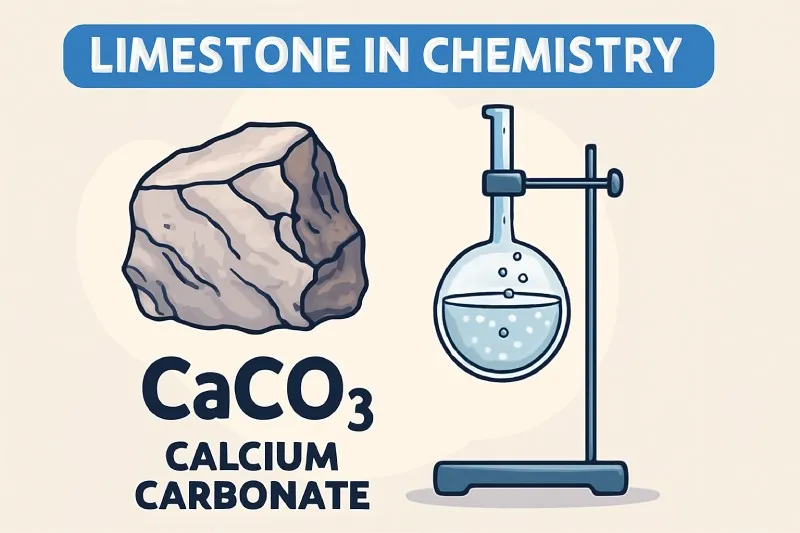 Limestone: A sedimentary rock composed mainly of calcium carbonate