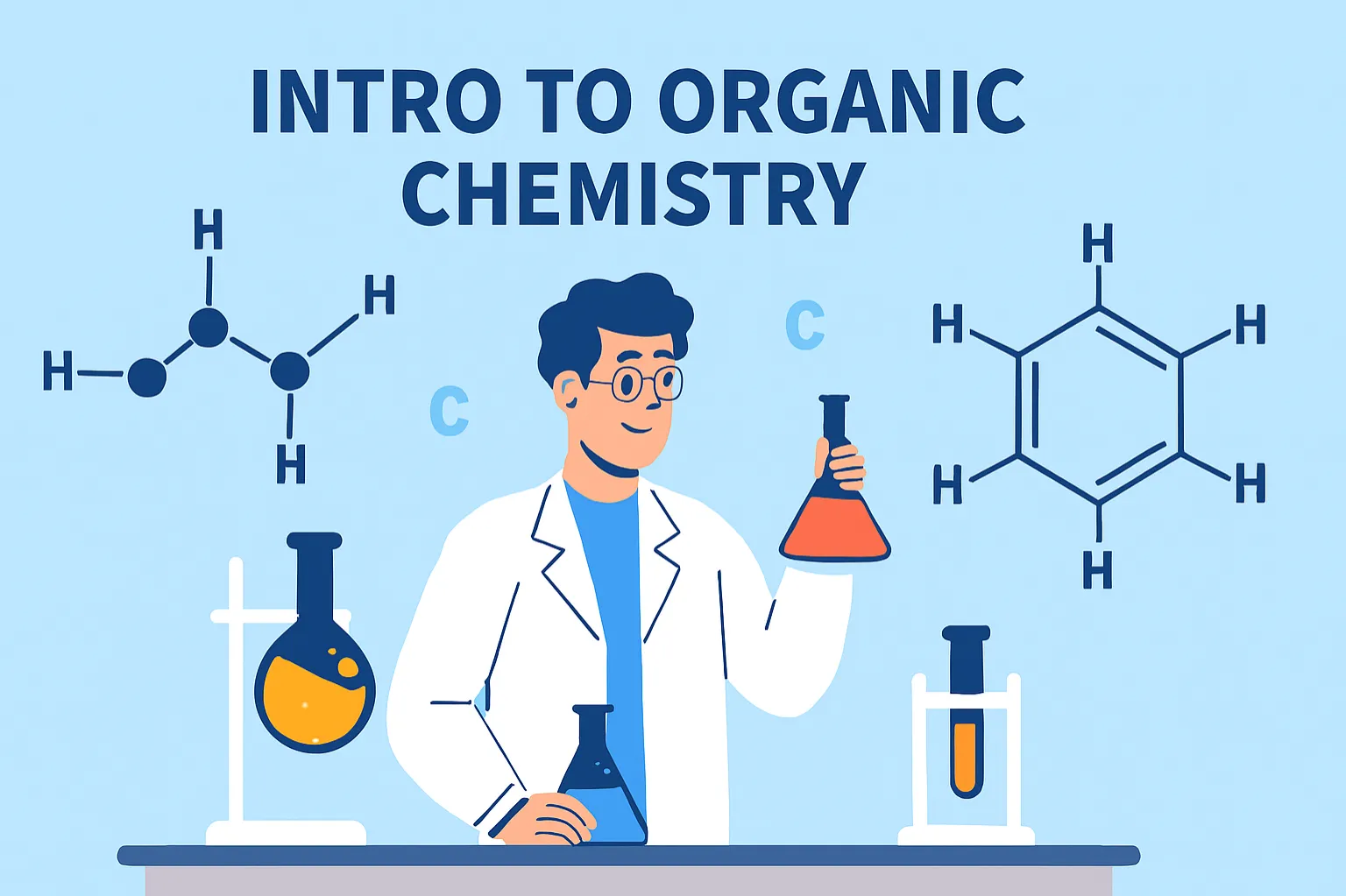 Intro to Organic Chemistry: An introduction to carbon-containing compounds, their structures, properties