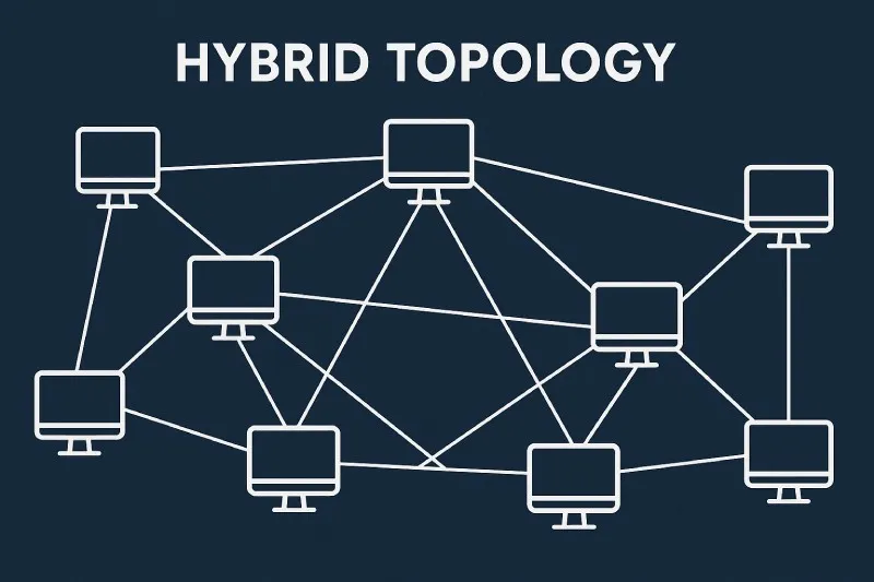 Hybrid Topology: A combination of two or more different network topologies