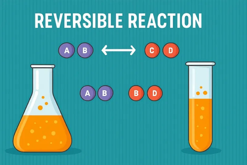 Reversible Reaction: A reaction in which the products can react together to re-form the original reactants