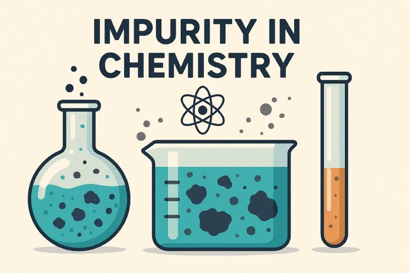 Impurity: A foreign substance mixed with a pure substance