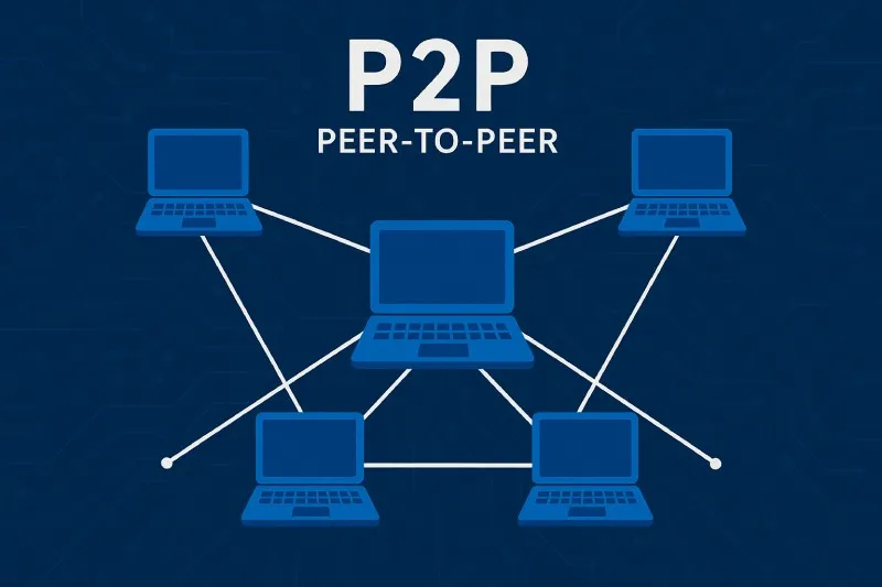 Peer-to-Peer (P2P): A network model where each computer can act as both client and server