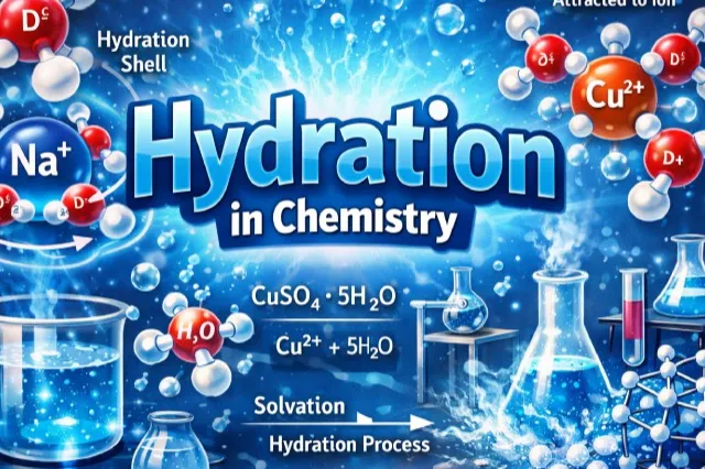 Hydration: Adding water to a substance