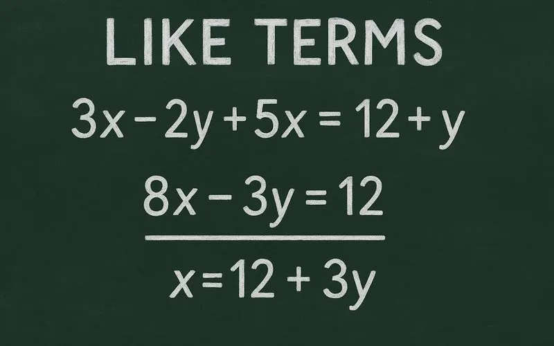 Like Terms