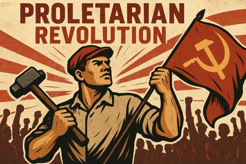Proletarian Revolution: A revolution led by the working class to overthrow the capitalist system