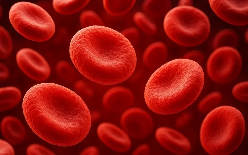 Red blood cells: Animal cells that carry oxygen throughout the body