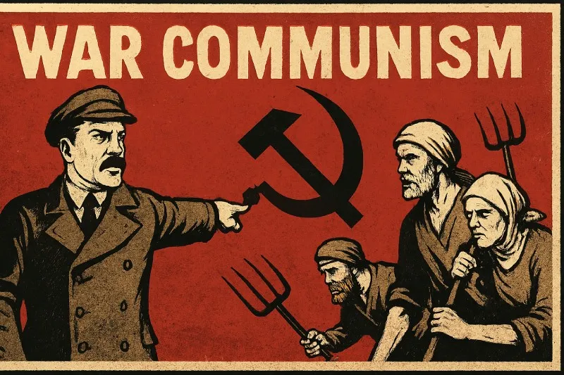 War Communism: The economic policy adopted by the Bolsheviks during the Russian Civil War