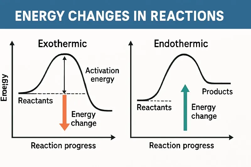 Energy changes in reactions: Exothermic or endothermic