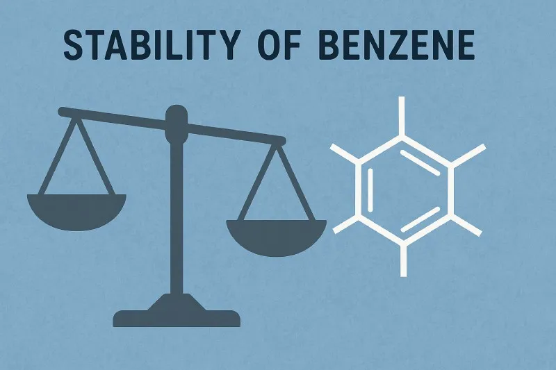 Benzene's exceptional stability arises from its aromatic