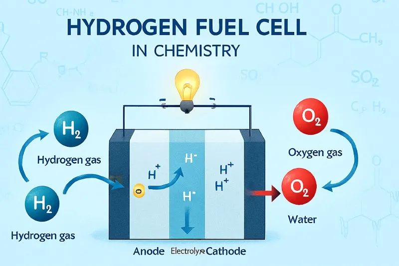 Hydrogen fuel cell: Fuel cells electrochemically convert hydrogen and oxygen into electricity