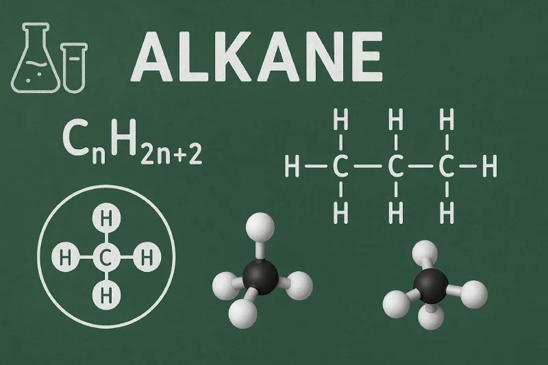 Alkane: A homologous series of saturated hydrocarbons with the general formula CₙH₂ₙ₊₂