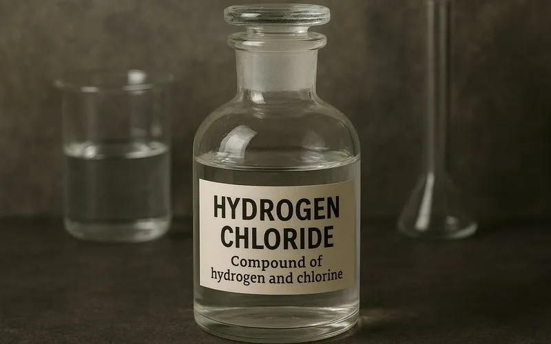 Hydrogen chloride: Compound of hydrogen and chlorine