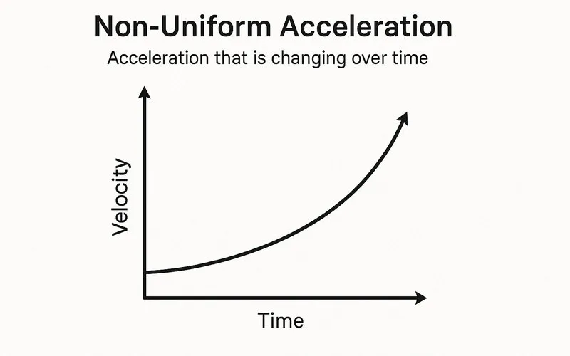 Non-Uniform Acceleration