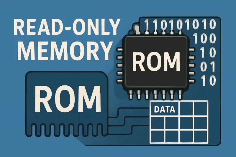Read-Only Memory (ROM): Non-volatile memory that can only be read