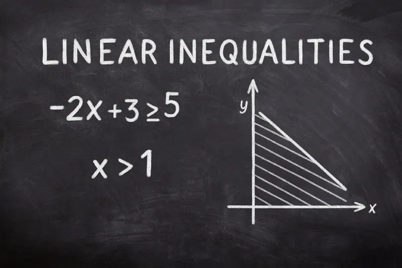 Linear inequalities: Similar to linear equations 