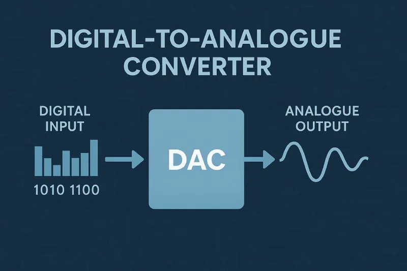 Digital-to-Analogue Converter (DAC): Converts digital data into analogue signals
