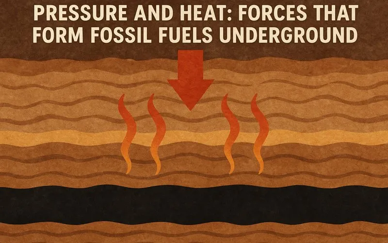 Pressure and heat: Forces that form fossil fuels underground