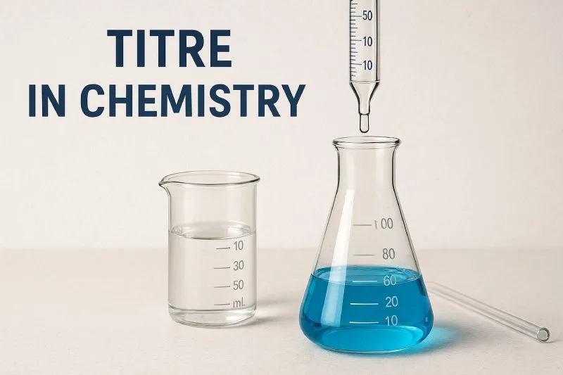 Titre: The volume of solution added from a burette during a titration