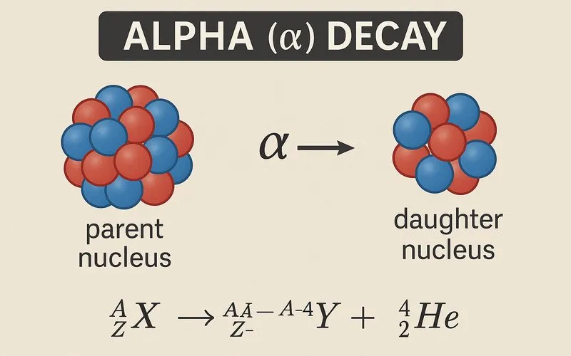 Alpha (α) decay