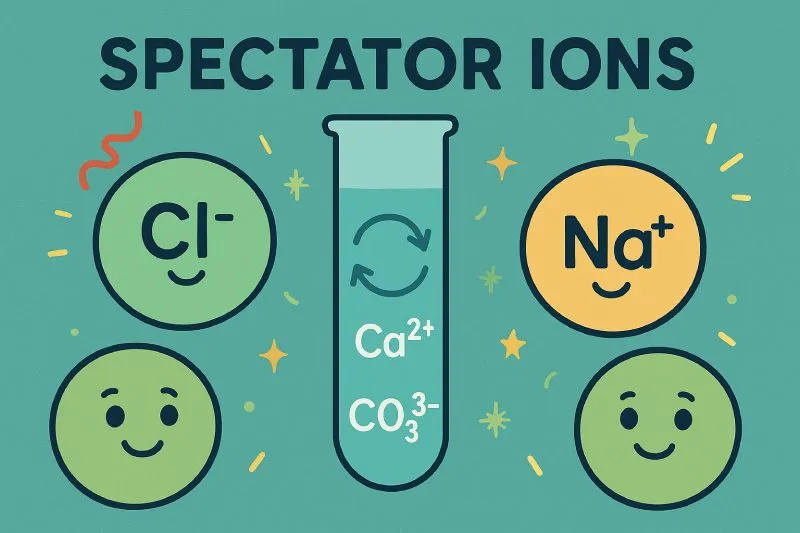 Spectator ions observe reactions unchanged