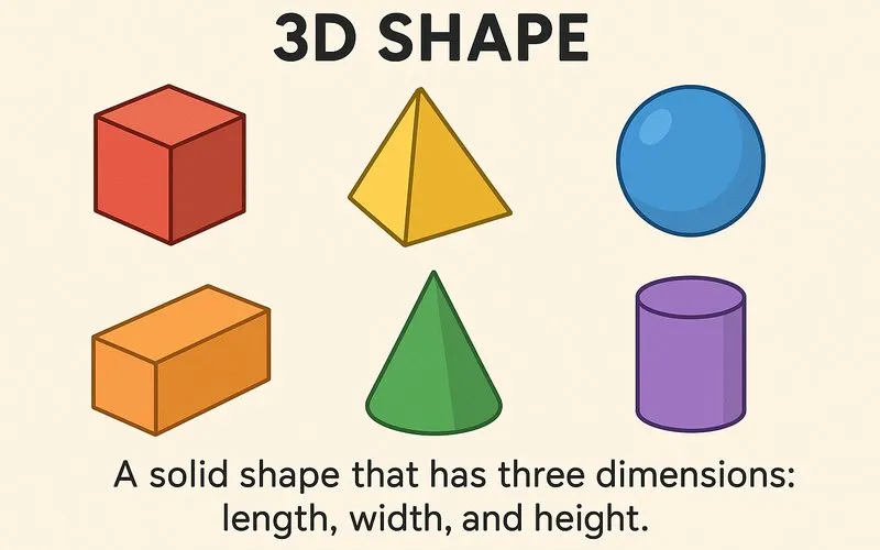 3D Shape (Three-Dimensional Shape)