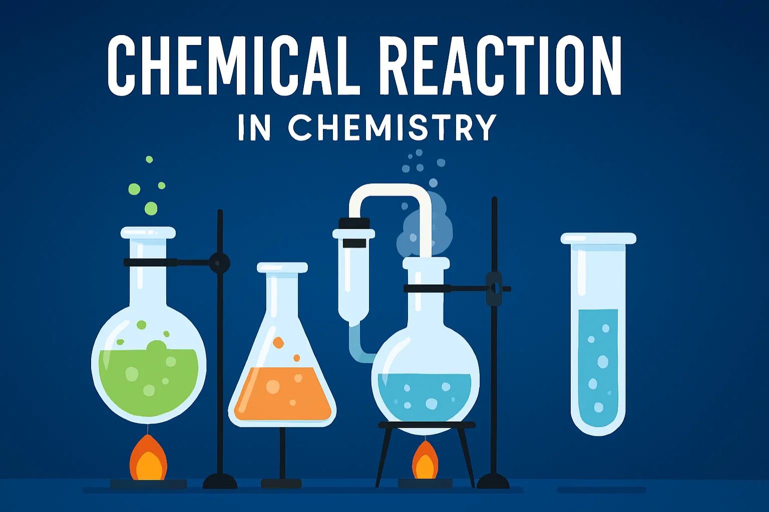 Chemical reaction: Process where substances change into new substances