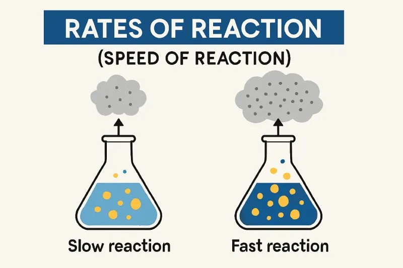 Rates of reaction (Speed of reaction)