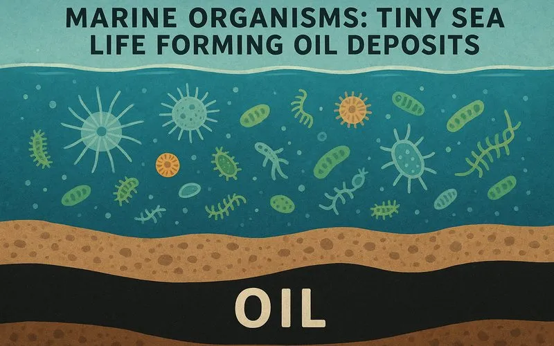 Marine organisms: Tiny sea life forming oil deposits