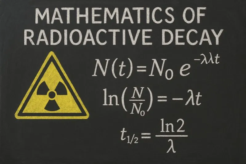 Mathematics of radioactive decay