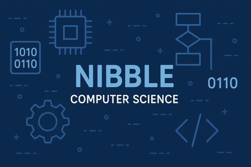 Nibble: A group of 4 bits