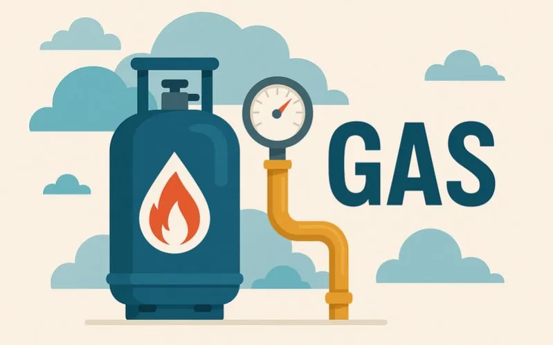 Gas: State of matter with no fixed shape or volume