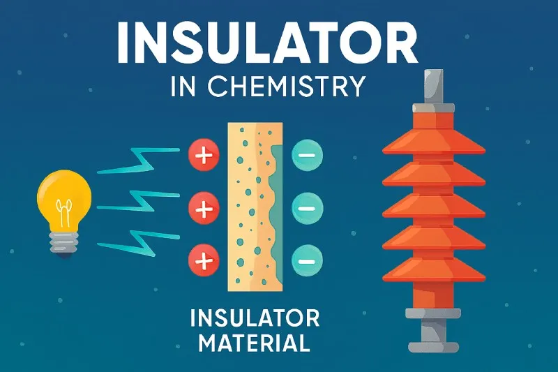 Insulator: Material that does not conduct electricity or heat well