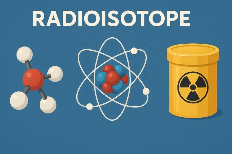 Radioisotope: Unstable isotope that decays emitting radiation