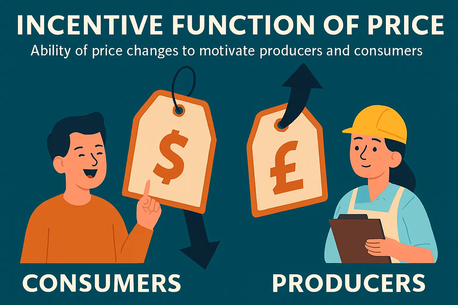 Incentive function of price: ability of price changes to motivate producers and consumers