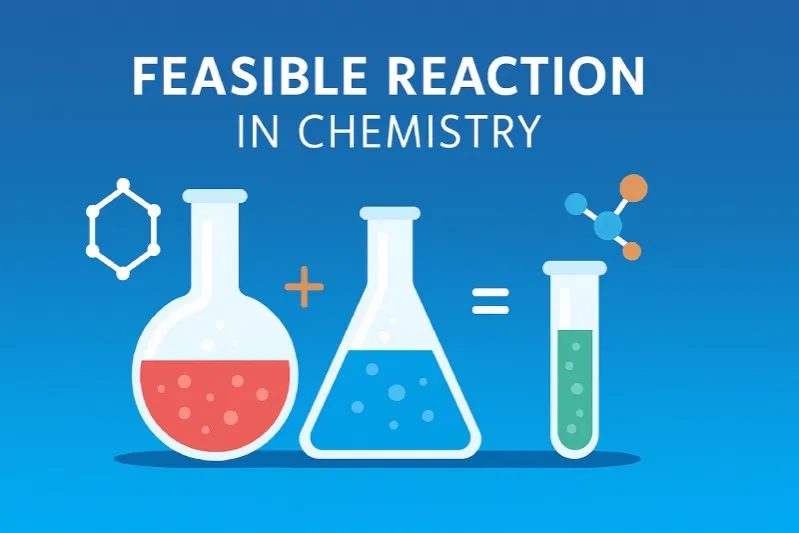 A reaction feasible in thermodynamics and kinetics under specified