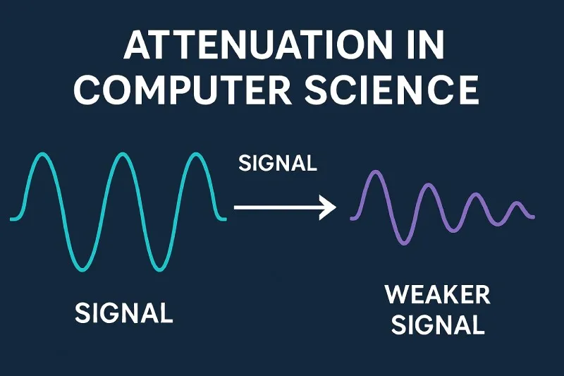 Attenuation: The reduction in signal strength as it travels through a medium