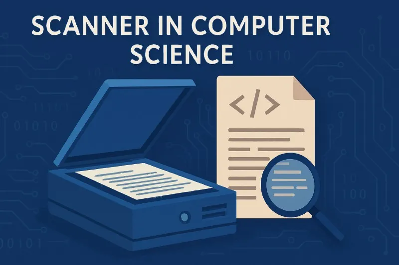 Scanner: An input device that converts physical documents or images into digital form